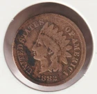 US Rare Old West 1882 Indian Head Penny Coin American Collection Shield Cent USA