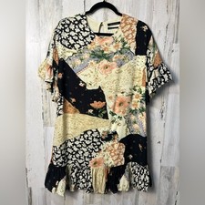 Urban Outfitters Suddenly Spring Ruffle Tie Dress XS