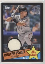 2020 Topps 1985 Baseball All-Stars Relics Black /199 Buster Posey #85ASR-BP qf8