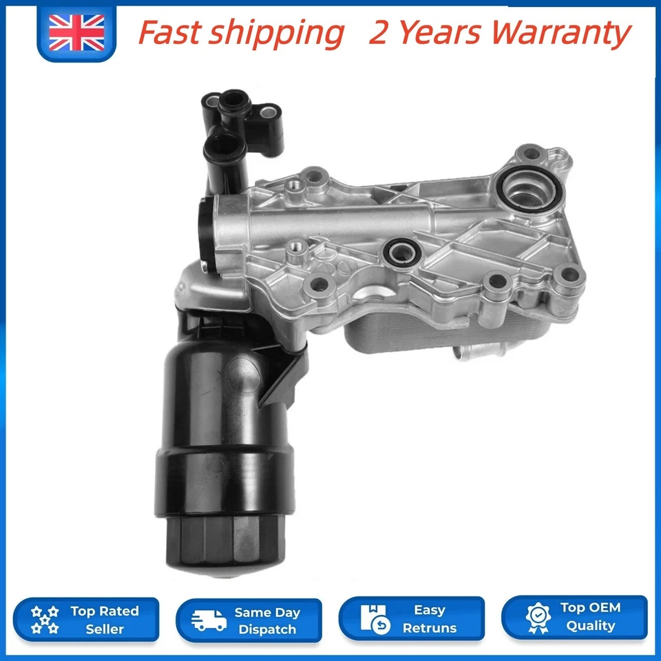 Oil Cooler Assembly For MERCEDES C CLS M E SLK GLK VITO 6511800610 6511800665 - Image 4 of 4