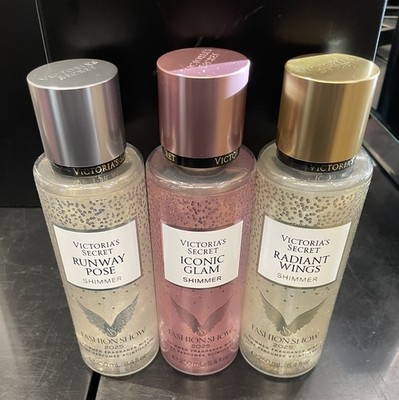 Victoria's Secret Shimmer Fragrance Mist (SET OF 3) Fashion Show