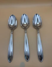 3 PLACE SOUP SPOONS (7.1/2")  Lenox ARROWRIDGE Stainless 18/10 Vietnam GLOSSY