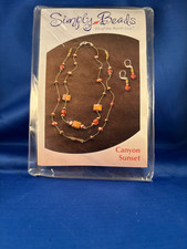 ANNIE'S SIMPLY BEADS Kit - Necklace Earring Set - CANYON SUNSET - BD035