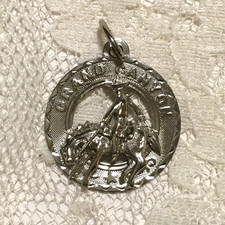 Sterling Silver Grand Canyon Charm marked Sterling Western Rodeo Cowboy
