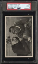 JESSE OWENS & Luz Long 1936 Reemtsma Olympia Band II Tobacco #26 Rookie RC PSA 4