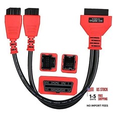 OBD2 12 8 Adapter for Chrysler, 12 8 OBD II Security Gateway Bypass Cable,