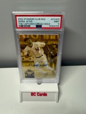 Derek Jeter 2022 Topps Stadium Club Members Only Gold Auto /2 PSA 9 MINT