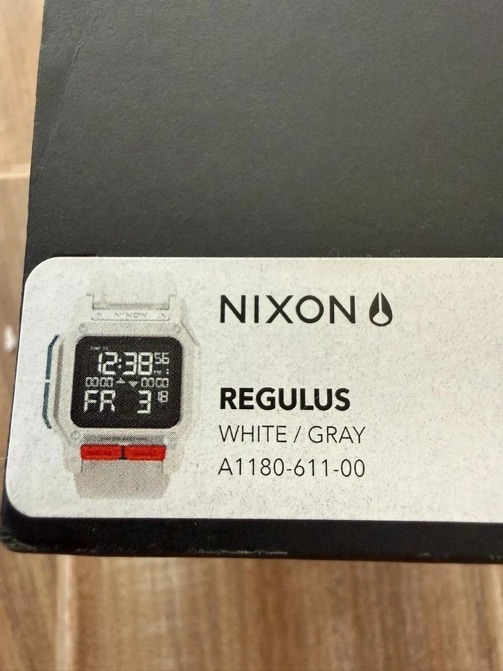 Nixon Regulus Watch A1180 Less Common White/Gray Color NEW - image 2 of 4