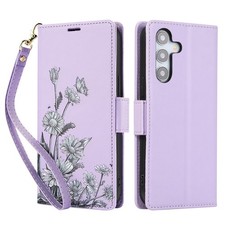 For Samsung Galaxy A17 5G/A16 5G/A37/A57/A36 5G Flower Leather Flip Wallet Case