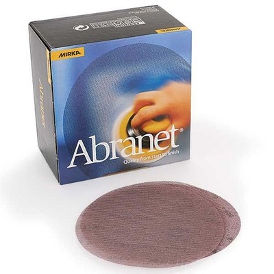 Mirka 9A-232-APRP Abranet 5'' Mesh Grip H & Loop Discs Assorted Pack,10/Pkg