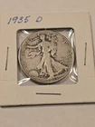 1935-D 50C Walking Liberty Half Dollar