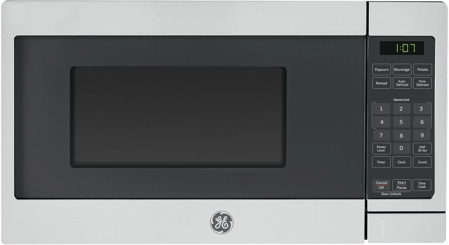 Compact Countertop Microwave Oven, 0.7 Cubic Ft., 700-Watt Capacity, 6 Auto Cook