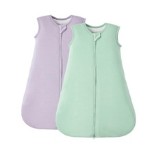 Duomiaomiao 2 Pack Buttery Soft Rayon Made from Bamboo Baby Sleep Sack 0-6 Mo...