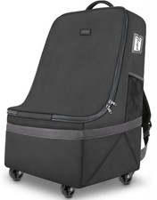 Car Seat Travel Bag with Wheels, Padded Car Seat Backpack  Gate Check Carsea...