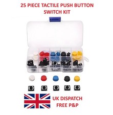 Tactile Push Button coloured Switches for Raspberry Pi Arduino Breadboard Kit