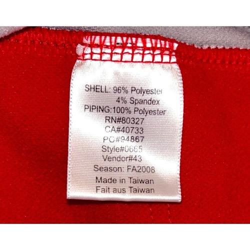 PEARL IZUMI IQ Women's XL Thermal Jacket Full Zip Cycling Red & Gray - Picture 10 of 11