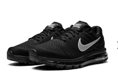 Size 10.5- Nike Air Max 2017 Black/White-  Anthracite Men s