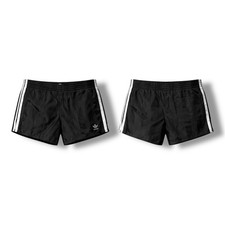 ADIDAS NYLON SPRINTER ICONIC SHORTS GLANZ VINTAGE RACER RETRO SIZE M MENS RARE