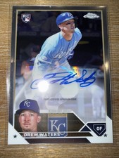 2023 Topps Chrome - Rookie Autographs Drew Waters #RA-DW (AU, RC)