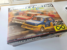 Scalextric Metro Mighty Metro Analogue Slot Car Racing Set Boxed C.156 1980s