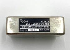 ICOM FL-223 SSB Narrow Filter 9.0115MHz (1.9kHz/-6dB) Good Cond.