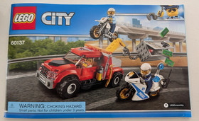 LEGO 60137 City Police Tow Truck Trouble Complete w/ Instructions, No Box