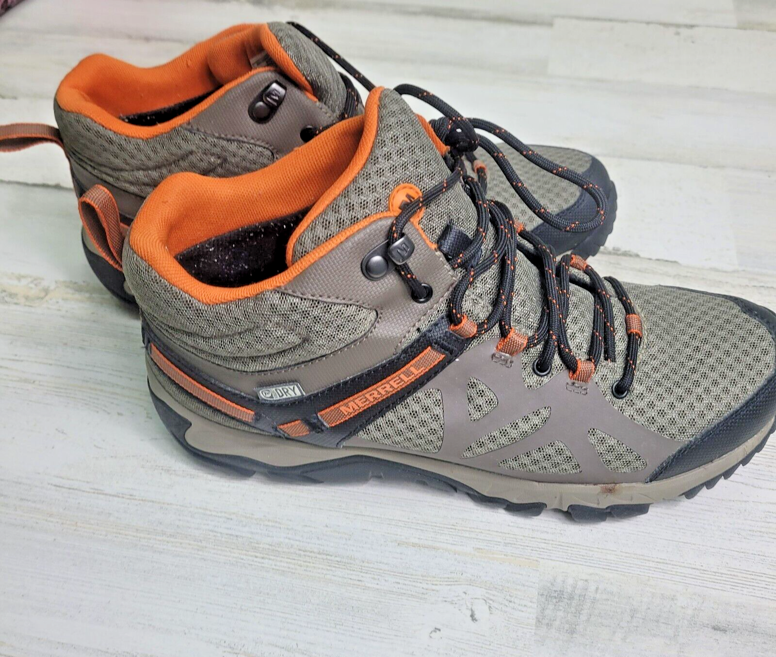 MERRELL Scarpe da trekking uomo 9 5 bordo dritto masso arancione bruciato J342270C