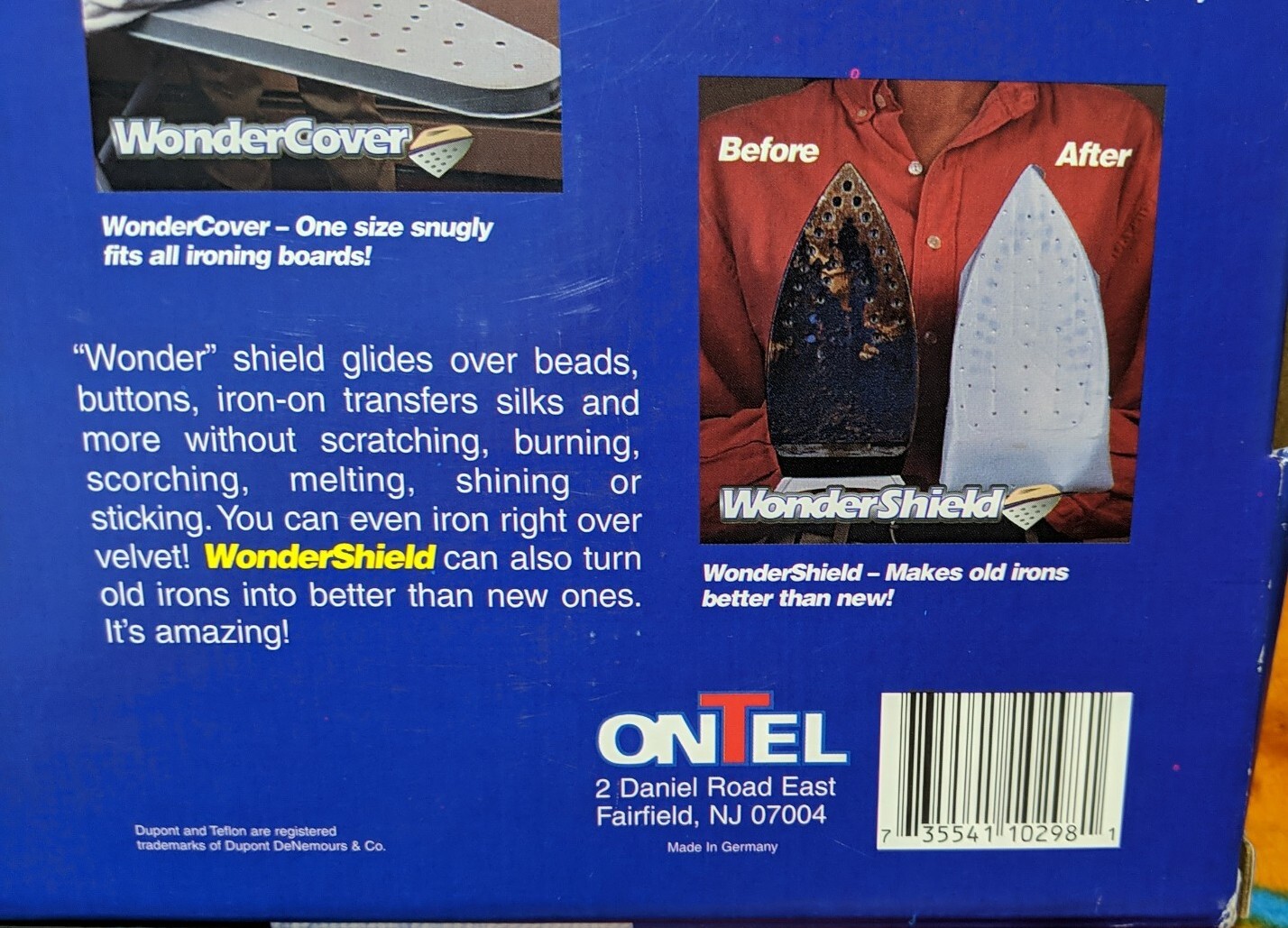 Iron Wonder system. Hassle-free ironing in half the time.