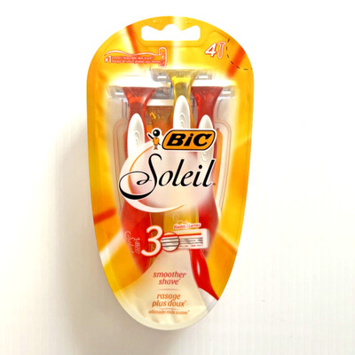 BIC Soleil Women's Disposable 3 Blade Razors | Smooth 3 Pack