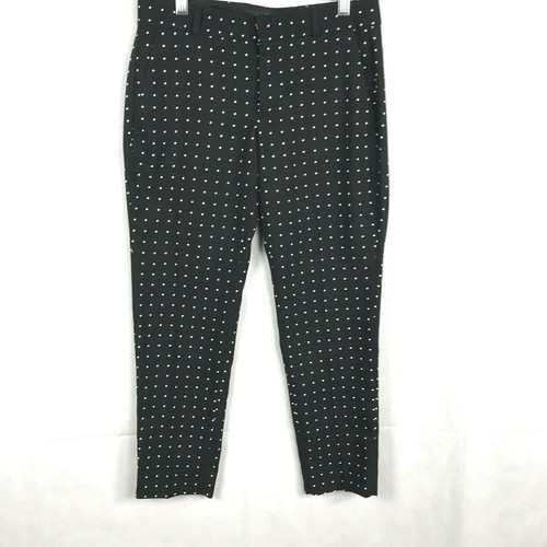 Polka Dot Avery Slim Straight Pant 