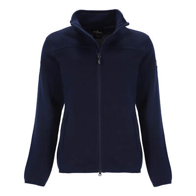 Blue Wave Damen Fleecejacke Jacke Nissa Strickoptik Stehkragen Reißverschluss