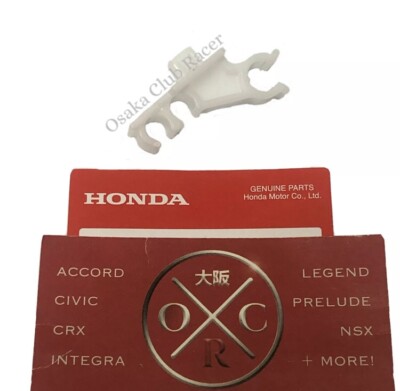 Genuine Honda 88-91 CRX Hood Prop Rod Holder Catch Clip & Grommet – OEM 90671-SH3-003, 91604-SD2-013
