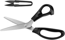 Pinking Shears for Fabric, Zig Zag Scissors, Ergonomic Grips, Ultra- , Professio