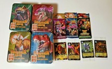 UPPER DECK DINOSAUR KING COLLECTOR TIN/ BOX /...