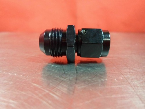 FRAGOLA 497308-BL BLACK ALUMINUM 6AN FEMALE SWIVEL 8AN MALE 497308 - Picture 4 of 4