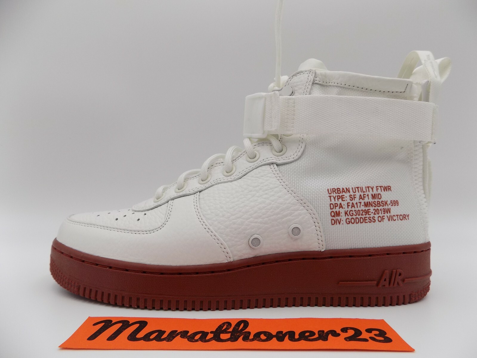 Size 8.5 - Nike Sf Air Force 1 Mid Red Ivory 2017 for sale online | eBay