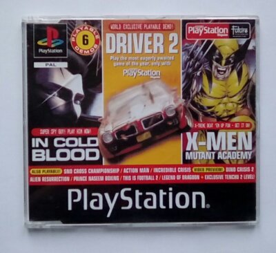 *DEMO DISK ONLY 64 X-Men Dino Crisis Alien Cold Playstation One 1 PSOne PS1 PS