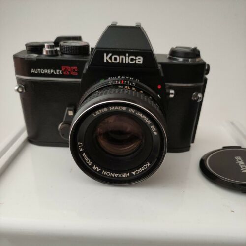 #S0159 - Konica sn.655266 Autoreflex TC avec Hexanon AR 1,7/50 cm sn.7539528 - Photo 1/4