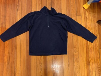 Active Swiss Design Boys Pullover 3/4 Zip Dark Blue Size 152