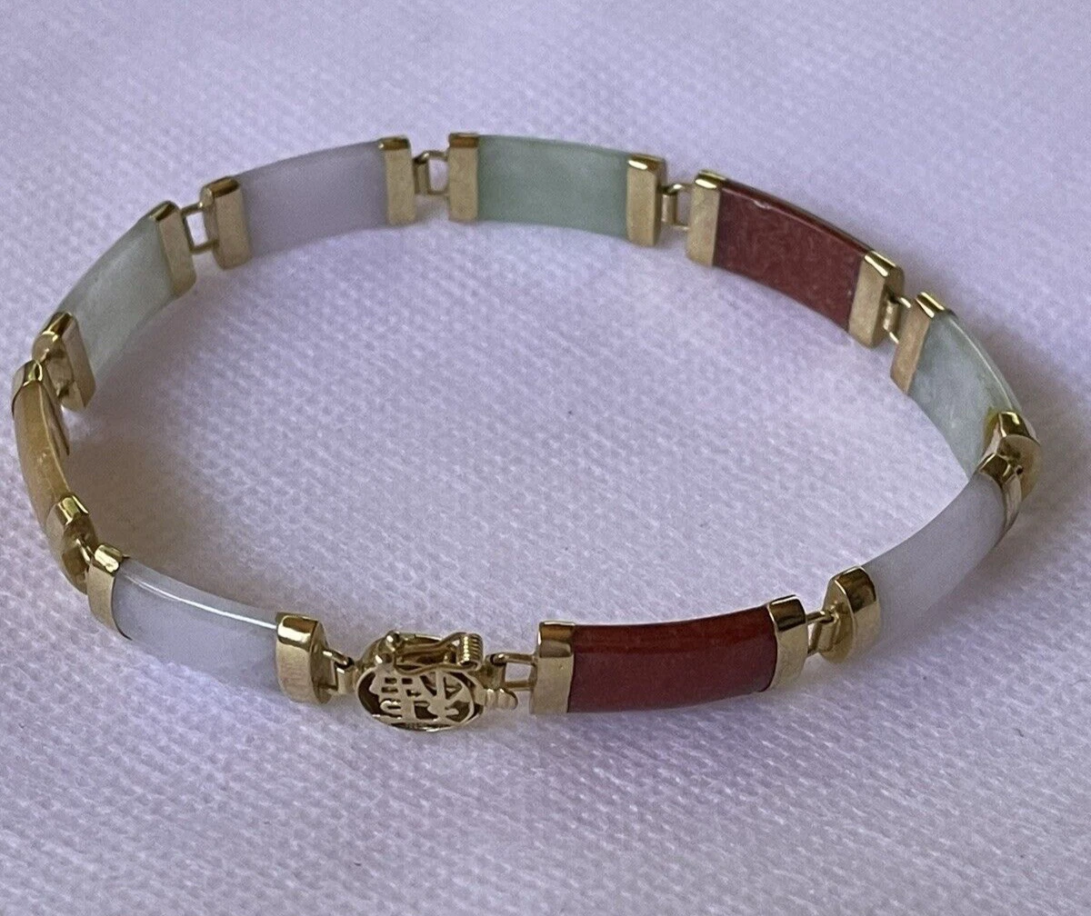 14k 585 yellow gold bracelet 7.0