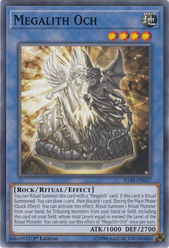 Megalith Och - IGAS-EN037 - Common - 1st Edition NM YuGiOh! Ignition Assault