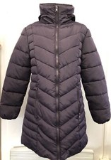 Ladies Plum Padded Coat By Autonomy Size 12