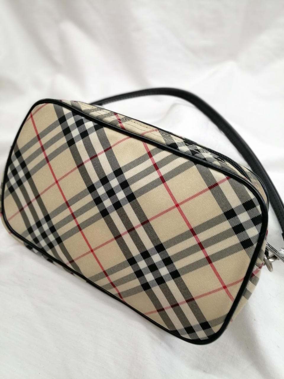 Burberry Blue Label Nova Check/Beg/Deteriorated Metal Fittings Accessory B G5I87
