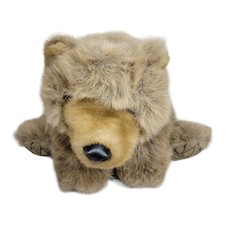 Folkmanis Grizzly Bear Cub Puppet Folktails Folk Tails Stuffed Plush Brown Hand