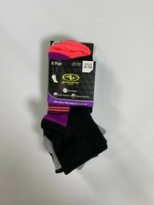 Athletic Works Multicolor Ultralite Womens Lowcut Socks 6 Pair Shoe Size: 4-10