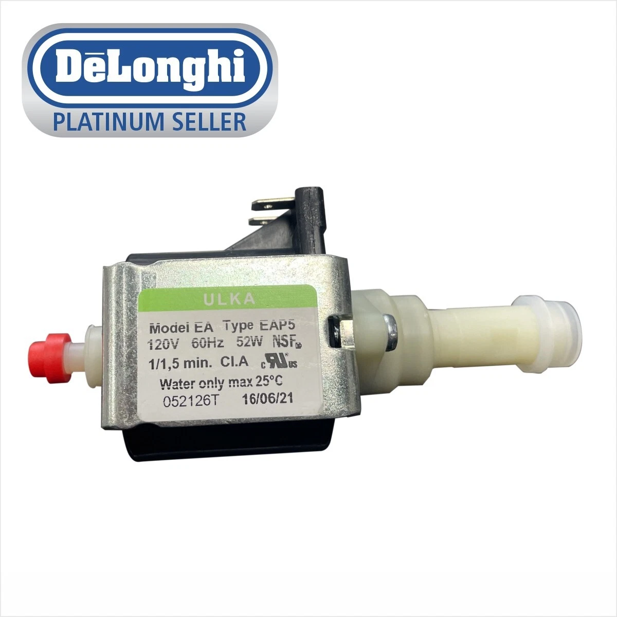 DeLonghi Pumpe für EN 125 - Nespresso Pixie Kaffeevollautomaten & alle Ersatzteile zur Reparatur