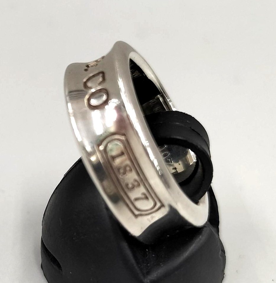 Tiffany & Co. Sterling Silver 1837 Narrow Band Ring Size 5 Tiffany & Co. Sterling Silver 1837 Narrow Band Ring Size 5