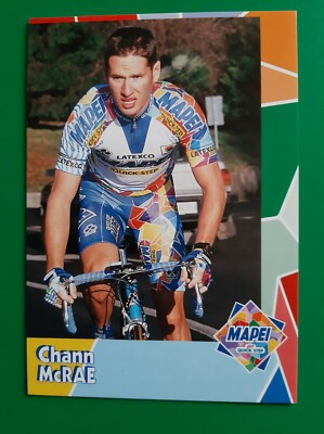 CYCLING Cycling Card CHANN McRAE Team MAPEI Quick-Step 2000