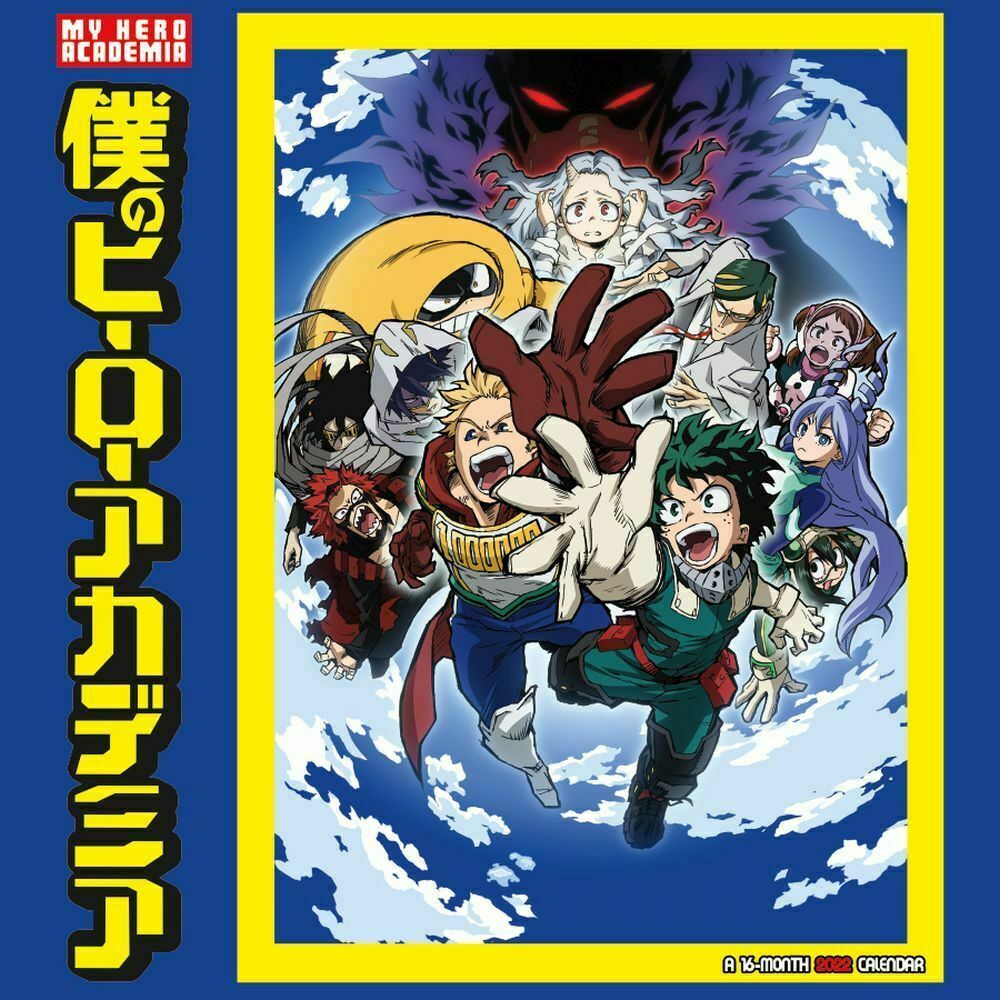 カレンダー　2002  HEROES MY HERO ACADEMIA™ 16-month 2022 wall calendar 12