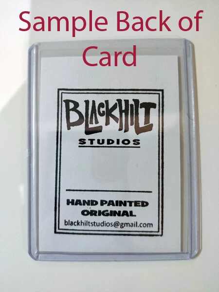 The Planet of the Apes LANDON Robert GUNNER Sketch Card ORIGINAL 1/1 ART - Image 2 of 2